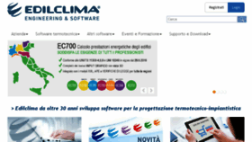 What Edilclima.it website looked like in 2016 (7 years ago)