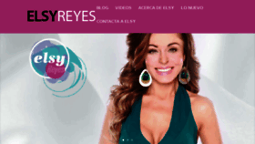 What Elsyreyes.com website looked like in 2016 (7 years ago)
