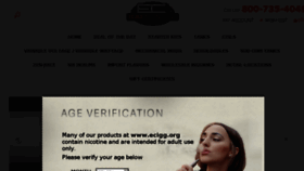 What Ecigg.org website looked like in 2016 (7 years ago)