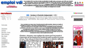 What Emploi-vdi.com website looked like in 2016 (7 years ago)