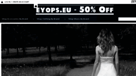 What Eyops.eu website looked like in 2016 (7 years ago)
