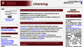 What Elearning.uniroma1.it website looked like in 2016 (7 years ago)