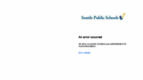 What Edumail.seattleschools.org website looked like in 2016 (7 years ago)
