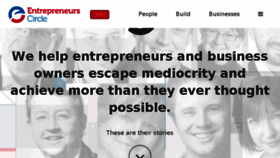 What Entrepreneur-circle.co.uk website looked like in 2016 (7 years ago)