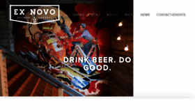 What Exnovobrew.com website looked like in 2016 (7 years ago)