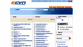 What Ecvn.com website looked like in 2016 (7 years ago)