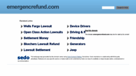 What Emergencrefund.com website looked like in 2016 (7 years ago)