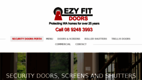 What Ezyfitdoors.com.au website looked like in 2016 (8 years ago)