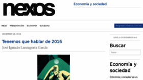 What Economia.nexos.com.mx website looked like in 2016 (9 years ago)