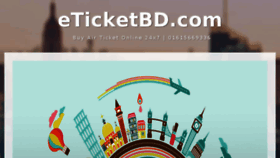 What Eticketbd.com website looked like in 2016 (7 years ago)