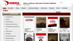 What Editorialeneida.com website looked like in 2016 (7 years ago)