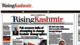 What Epaper.risingkashmir.com website looked like in 2016 (7 years ago)