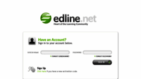What Edline.net website looked like in 2016 (7 years ago)