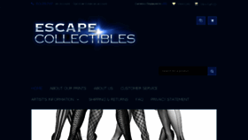 What Escapecollectibles.com website looked like in 2016 (7 years ago)