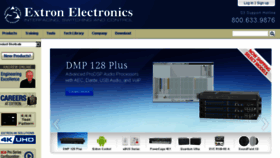 What Extron.com website looked like in 2016 (7 years ago)