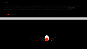 What Eggtronic.com website looked like in 2016 (7 years ago)