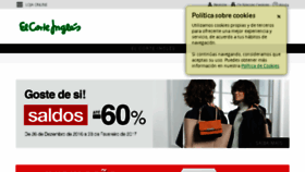 What Elcorteingles.pt website looked like in 2016 (7 years ago)