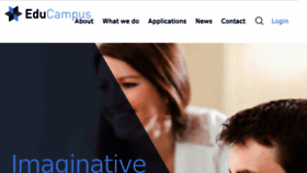 What Educampus.ie website looked like in 2016 (7 years ago)