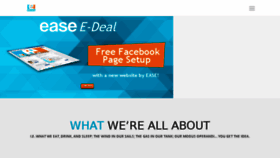 What Easedesignmarketing.com website looked like in 2016 (7 years ago)