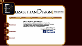 What Elizabethandesign.com website looked like in 2016 (7 years ago)