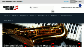 What Edmondmusicinc.com website looked like in 2016 (7 years ago)