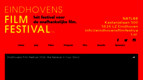 What Eindhovensfilmfestival.nl website looked like in 2016 (7 years ago)