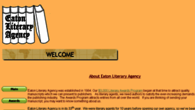 What Eatonliterary.com website looked like in 2016 (7 years ago)