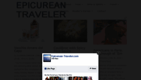 What Epicurean-traveler.com website looked like in 2016 (7 years ago)