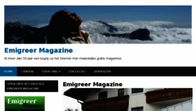What Emigreermagazine.nl website looked like in 2016 (7 years ago)