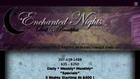 What Enchantednights.org website looked like in 2016 (7 years ago)