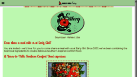 What Earlygirleatery.com website looked like in 2016 (7 years ago)
