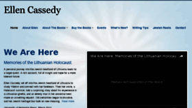 What Ellencassedy.com website looked like in 2016 (7 years ago)