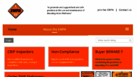 What Ewpa.org.nz website looked like in 2016 (7 years ago)