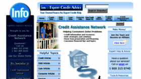 What Expert-credit-advice.com website looked like in 2016 (7 years ago)