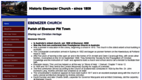 What Ebenezerchurch.org.au website looked like in 2016 (7 years ago)