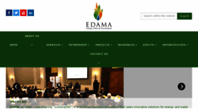What Edama.jo website looked like in 2016 (7 years ago)