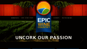 What Epicwineries.com website looked like in 2016 (7 years ago)