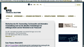 What Efis.de website looked like in 2016 (8 years ago)