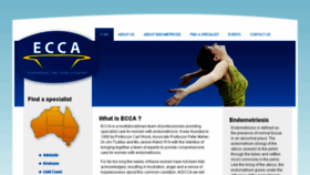 What Ecca.com.au website looked like in 2016 (7 years ago)