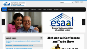 What Esaal.org website looked like in 2016 (7 years ago)