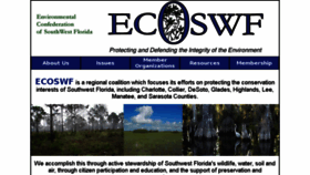 What Ecoswf.org website looked like in 2016 (7 years ago)