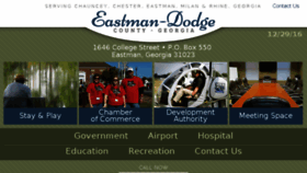 What Eastman-georgia.com website looked like in 2016 (7 years ago)