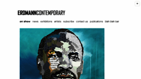 What Erdmanncontemporary.co.za website looked like in 2016 (7 years ago)