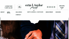 What Erinltaylorphotography.com website looked like in 2016 (7 years ago)