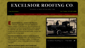 What Excelsiorroofing.com website looked like in 2016 (7 years ago)