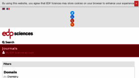 What Edpsciences.fr website looked like in 2017 (7 years ago)