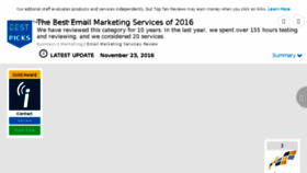 What Email-marketing-service-review.toptenreviews.com website looked like in 2017 (7 years ago)