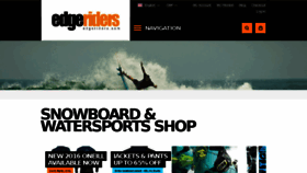 What Edgeriders.com website looked like in 2017 (7 years ago)