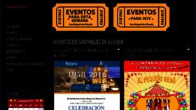 What Eventossma.mx website looked like in 2017 (7 years ago)