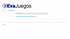 What Evajuegos.com website looked like in 2017 (7 years ago)